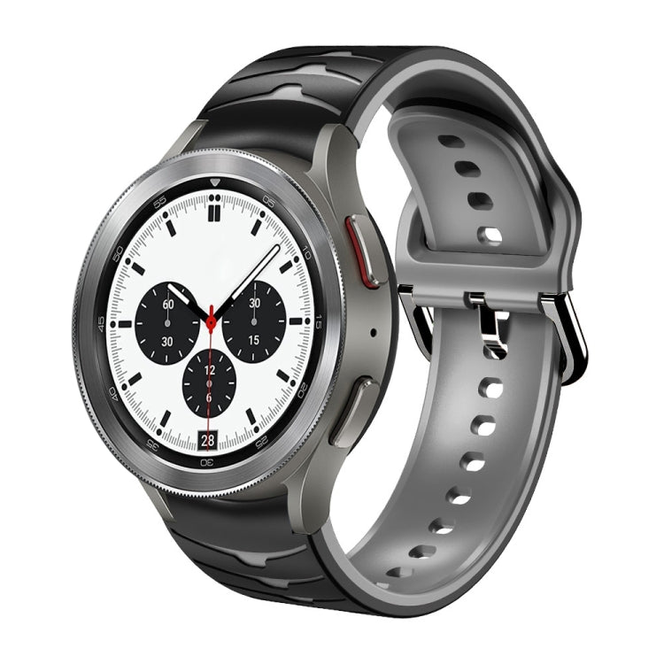 Dây đồng hồ silicone họa tiết cong, dành cho Samsung Galaxy Watch 4 44mm, Samsung Galaxy Watch 4 40mm, Samsung Galaxy Watch 4 Classic 42mm