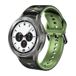 Dây đồng hồ silicone họa tiết cong, dành cho Samsung Galaxy Watch 4 44mm, Samsung Galaxy Watch 4 40mm, Samsung Galaxy Watch 4 Classic 42mm