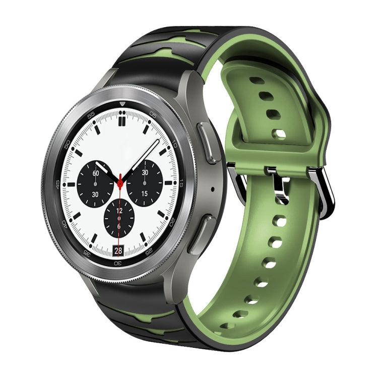 Dây đồng hồ silicone họa tiết cong, dành cho Samsung Galaxy Watch 4 44mm, Samsung Galaxy Watch 4 40mm, Samsung Galaxy Watch 4 Classic 42mm