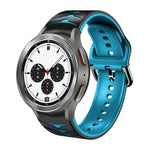 Dây đồng hồ silicone họa tiết cong, dành cho Samsung Galaxy Watch 4 44mm, Samsung Galaxy Watch 4 40mm, Samsung Galaxy Watch 4 Classic 42mm