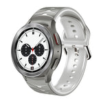 Dây đồng hồ silicone họa tiết cong, dành cho Samsung Galaxy Watch 4 44mm, Samsung Galaxy Watch 4 40mm, Samsung Galaxy Watch 4 Classic 42mm