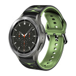 Dây đồng hồ silicone họa tiết cong, dành cho Samsung Galaxy Watch 4 Classic 46mm