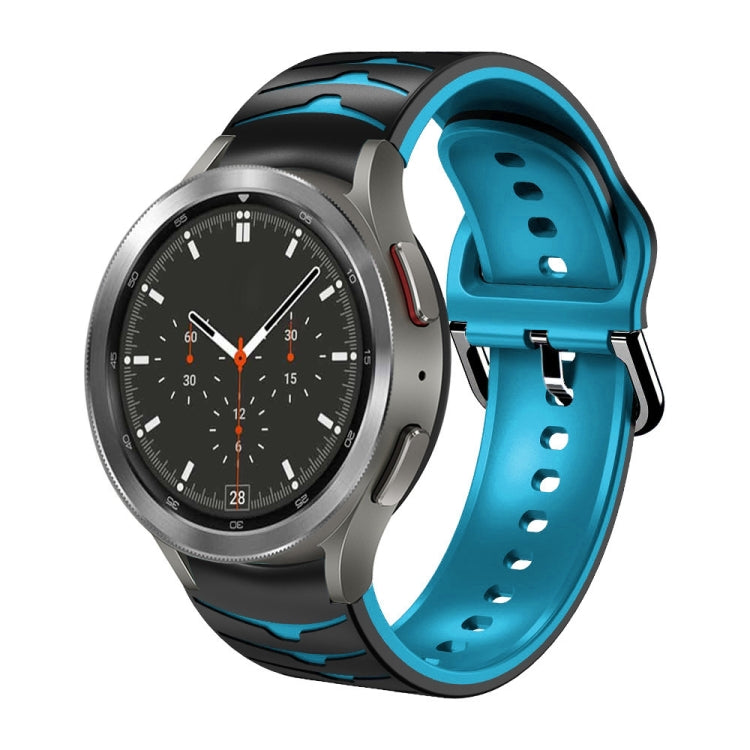 Dây đồng hồ silicone họa tiết cong, dành cho Samsung Galaxy Watch 4 Classic 46mm