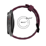 Dây đồng hồ silicone họa tiết cong, dành cho Samsung Galaxy Watch 4 Classic 46mm