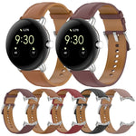 Dây đồng hồ da dập nổi may, Dùng cho Google Pixel Watch 4 / 3 / 2 / 1 41mm