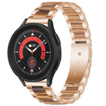 Interbead Resin Metal Watch Band, For Galaxy Watch 5 40 / 44mm, For Galaxy Watch 5 Pro 45mm, For Galaxy Watch 4 40 / 44mm
