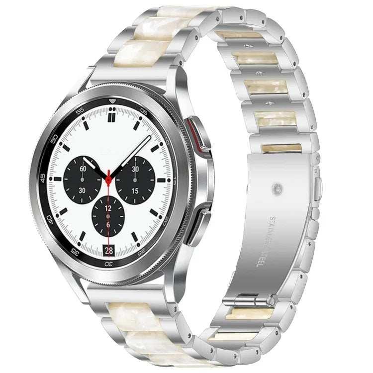 Dây đồng hồ kim loại nhựa Interbead, dành cho Galaxy Watch 4 Classic 42 / 46mm