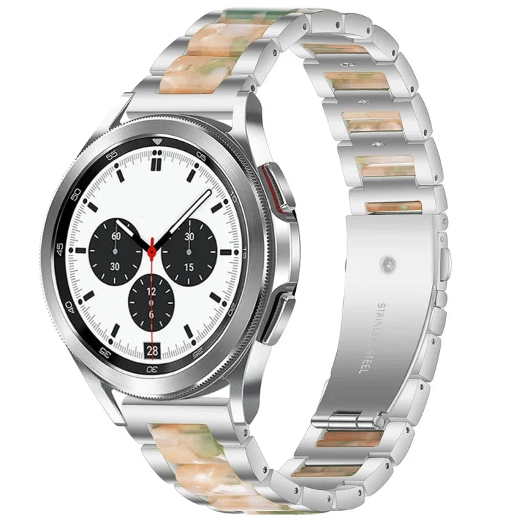 Dây đồng hồ kim loại nhựa Interbead, dành cho Galaxy Watch 4 Classic 42 / 46mm