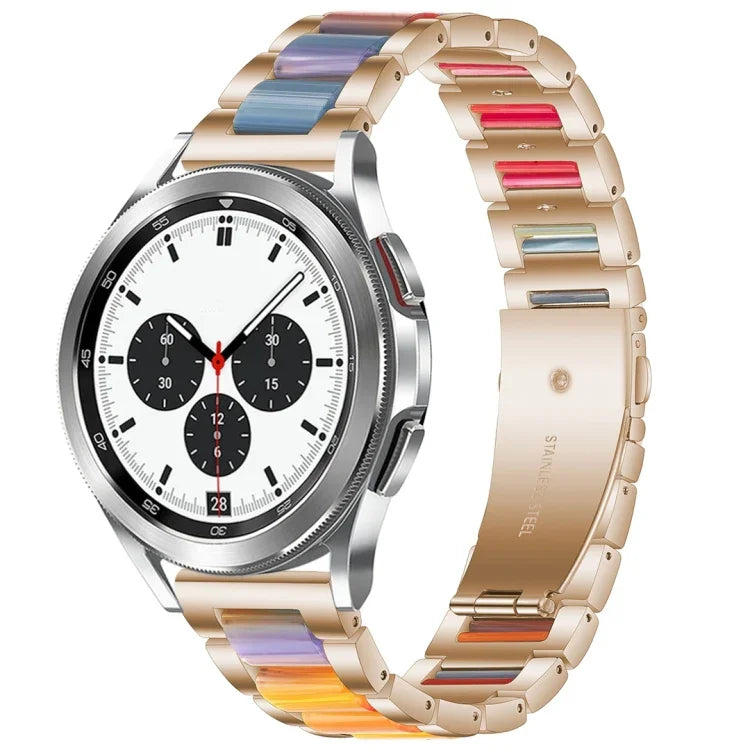 Dây đồng hồ kim loại nhựa Interbead, dành cho Galaxy Watch 4 Classic 42 / 46mm