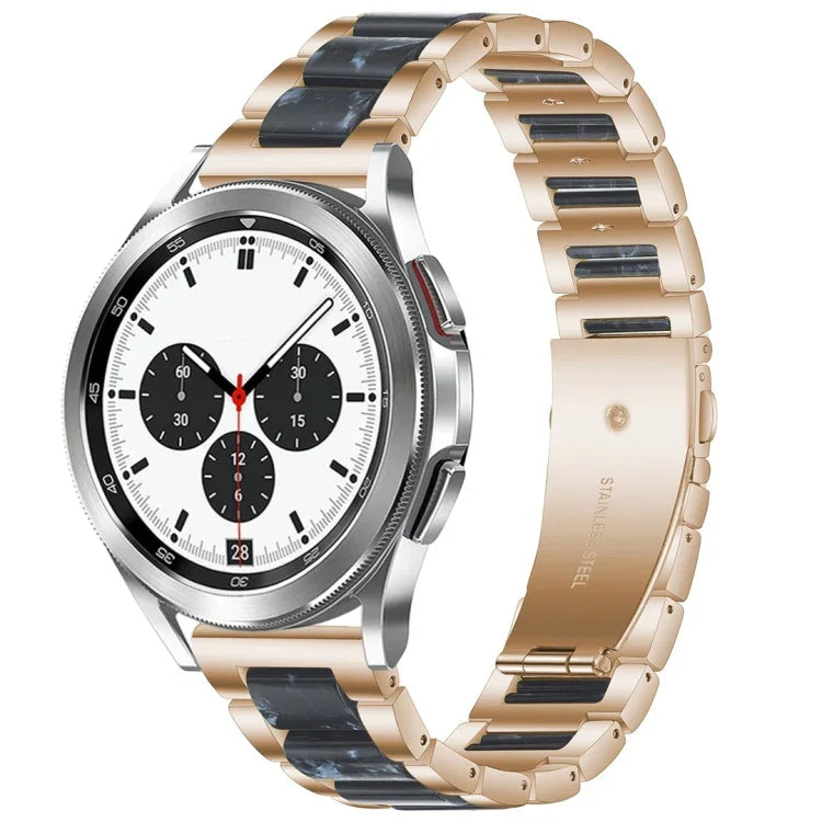 Dây đồng hồ kim loại nhựa Interbead, dành cho Galaxy Watch 4 Classic 42 / 46mm
