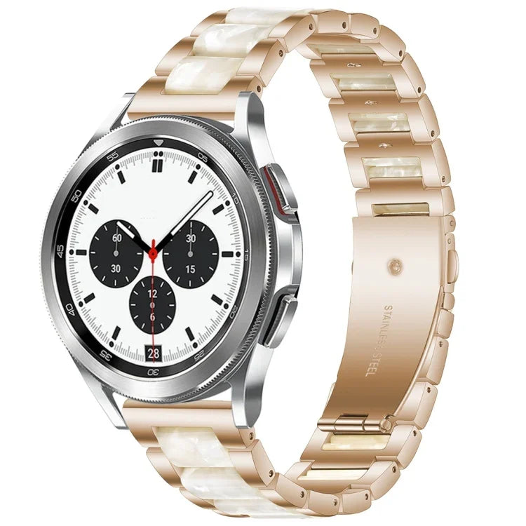 Dây đồng hồ kim loại nhựa Interbead, dành cho Galaxy Watch 4 Classic 42 / 46mm