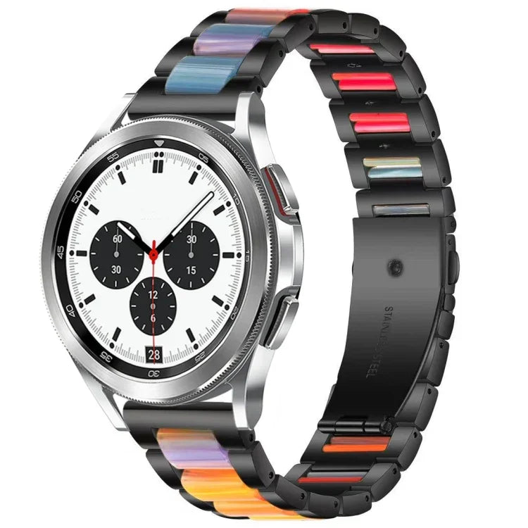 Dây đồng hồ kim loại nhựa Interbead, dành cho Galaxy Watch 4 Classic 42 / 46mm
