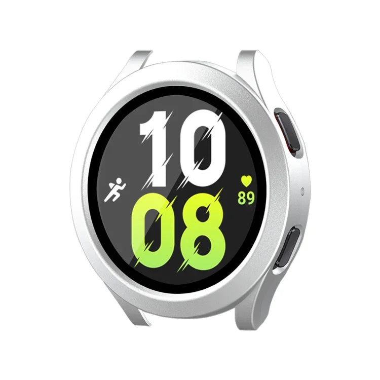 Ốp bảo vệ toàn diện khung PC chống nước ENKAY Hat-Prince cho Samsung Galaxy Watch4/5 40mm + kính cường lực 9H