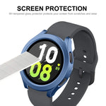 Ốp bảo vệ toàn diện khung PC chống nước ENKAY Hat-Prince cho Samsung Galaxy Watch4/5 40mm + kính cường lực 9H