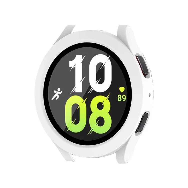 Ốp bảo vệ toàn diện khung PC chống nước ENKAY Hat-Prince cho Samsung Galaxy Watch4/5 44mm + kính cường lực 9H