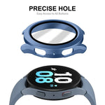 Ốp bảo vệ toàn diện khung PC chống nước ENKAY Hat-Prince cho Samsung Galaxy Watch4/5 44mm + kính cường lực 9H