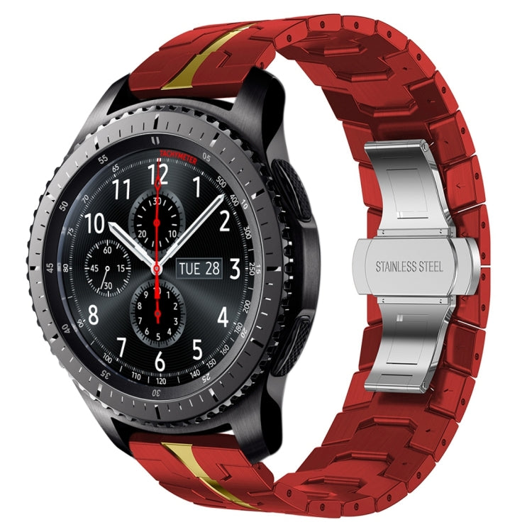 Dây đồng hồ kim loại thép không gỉ Armor, dành cho Samsung Galaxy watch3 45mm, Samsung Galaxy watch 46mm, Samsung Gear S3 Classic, Samsung Gear S3 Frontier
