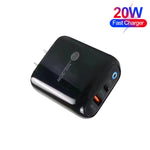 Sạc điện thoại PD04 PD20W + QC18W có đèn LED báo, phích cắm US, phích cắm US
