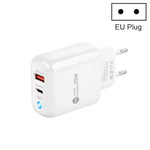 Sạc điện thoại PD04 PD20W + QC18W có đèn LED báo, phích cắm EU, phích cắm EU
