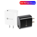 Sạc nhanh PD11 Mini cổng đơn PD3.0 USB-C / Type-C 20W cho dòng iPhone / iPad, phích cắm US, phích cắm US