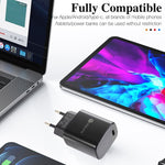 Sạc nhanh PD11 Mini cổng đơn PD3.0 USB-C / Type-C 20W cho dòng iPhone / iPad, phích cắm EU, phích cắm EU