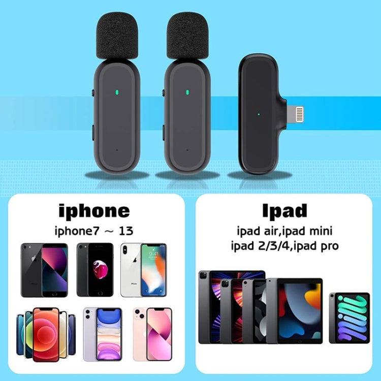 Bộ 2 micro cài áo không dây giảm tiếng ồn kèm hộp sạc, DS-MKFJ11IP