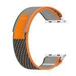 Dây đồng hồ nylon hai màu khóa dán, Dành cho Apple Watch Ultra 49mm, Dành cho Apple Watch Series 8&7 45mm/SE 2&6&SE&5&4 44mm, Dành cho Apple Watch Series 8&7 41mm/SE 2&6&SE&5&4 40mm