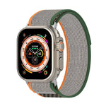 Dây đồng hồ nylon hai màu khóa dán, Dành cho Apple Watch Ultra 49mm, Dành cho Apple Watch Series 8&7 45mm/SE 2&6&SE&5&4 44mm, Dành cho Apple Watch Series 8&7 41mm/SE 2&6&SE&5&4 40mm
