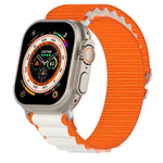 Dây đồng hồ nylon hai màu, Dành cho Apple Watch Ultra 49mm, Dành cho Apple Watch Series 8&7 45mm/SE 2&6&SE&5&4 44mm, Dành cho Apple Watch Series 8&7 41mm/SE 2&6&SE&5&4 40mm