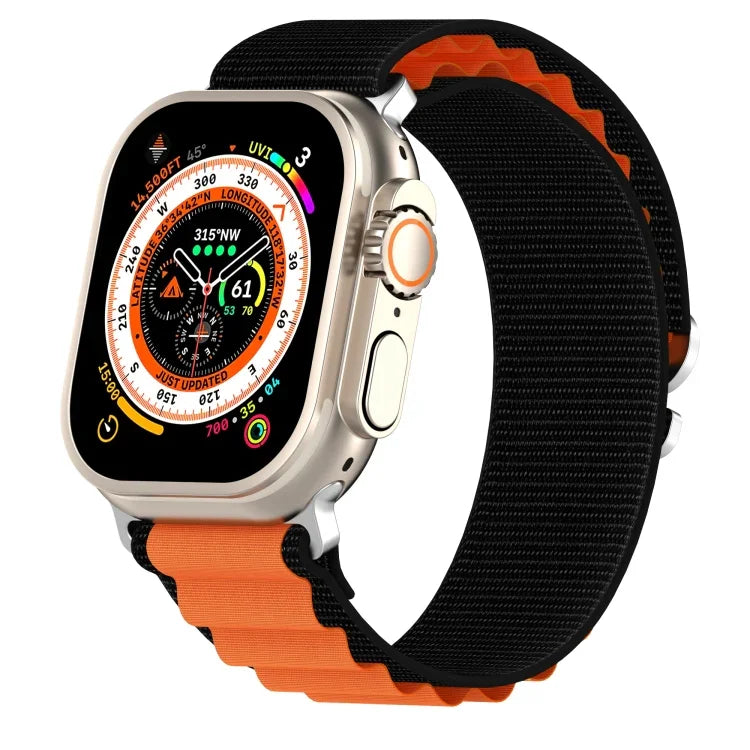 Dây đồng hồ nylon hai màu, Dành cho Apple Watch Ultra 49mm, Dành cho Apple Watch Series 8&7 45mm/SE 2&6&SE&5&4 44mm, Dành cho Apple Watch Series 8&7 41mm/SE 2&6&SE&5&4 40mm