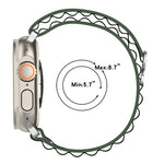 Dây đồng hồ nylon hai màu, Dành cho Apple Watch Ultra 49mm, Dành cho Apple Watch Series 8&7 45mm/SE 2&6&SE&5&4 44mm, Dành cho Apple Watch Series 8&7 41mm/SE 2&6&SE&5&4 40mm