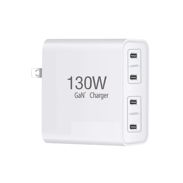 Sạc đa cổng GaN130W USB-C PD65W / PD30W cho dòng laptop, phích cắm US, EU / US, UK / US, AU / US, EU / UK / US, EU / UK / AU / US