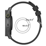 Dây đồng hồ silicone sọc lõm 22mm, dành cho Samsung Galaxy Watch3 45mm, Samsung Galaxy Watch 46mm, Samsung Gear S3 Classic, Samsung Gear S3 Frontier