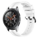 Dây đồng hồ silicone sọc lõm 22mm, dành cho Samsung Galaxy Watch3 45mm, Samsung Galaxy Watch 46mm, Samsung Gear S3 Classic, Samsung Gear S3 Frontier
