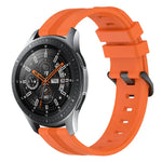 Dây đồng hồ silicone sọc lõm 22mm, dành cho Samsung Galaxy Watch3 45mm, Samsung Galaxy Watch 46mm, Samsung Gear S3 Classic, Samsung Gear S3 Frontier