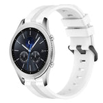 Dây đồng hồ silicone sọc lõm 22mm, dành cho Samsung Galaxy Watch3 45mm, Samsung Galaxy Watch 46mm, Samsung Gear S3 Classic, Samsung Gear S3 Frontier