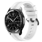 Dây đồng hồ silicone sọc lõm 22mm, dành cho Samsung Galaxy Watch3 45mm, Samsung Galaxy Watch 46mm, Samsung Gear S3 Classic, Samsung Gear S3 Frontier