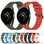 22mm Concave Striped Slicone Watch Band, For Xiaomi Watch S2 42mm, For Xiaomi Watch S2 46mm, For Xiaomi MI Watch S1, For Xiaomi MI Watch S1 Pro