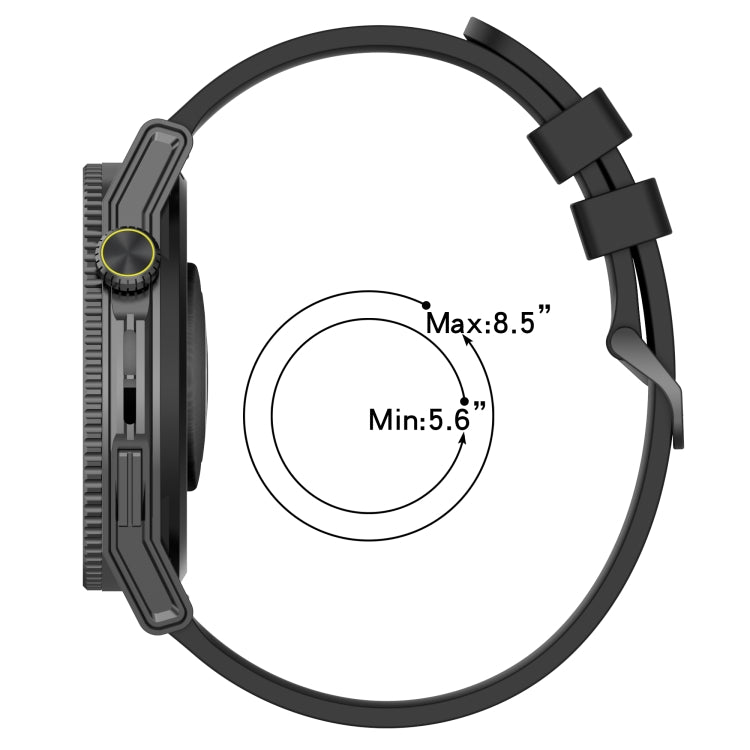 22mm Concave Striped Slicone Watch Band, For Xiaomi Watch S2 42mm, For Xiaomi Watch S2 46mm, For Xiaomi MI Watch S1, For Xiaomi MI Watch S1 Pro