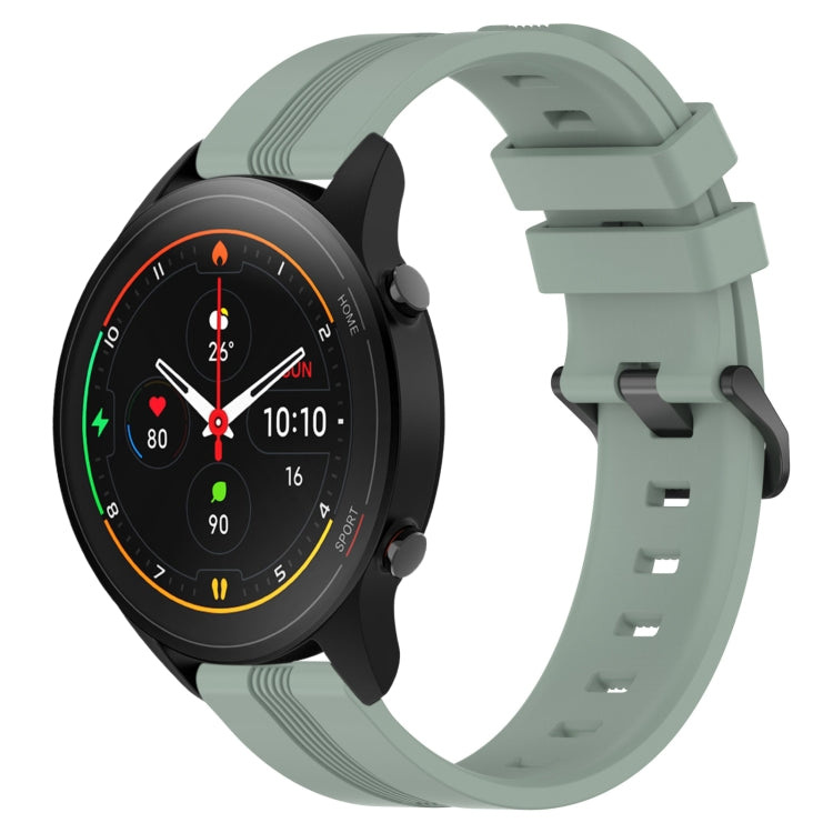 22mm Concave Striped Slicone Watch Band, For Xiaomi Watch S2 42mm, For Xiaomi Watch S2 46mm, For Xiaomi MI Watch S1, For Xiaomi MI Watch S1 Pro