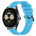 22mm Concave Striped Slicone Watch Band, For Huawei Watch GT3 Pro 46mm, For Huawei Watch Buds, For Huawei Watch 3 Pro New, For Huawei Watch GT3 46mm