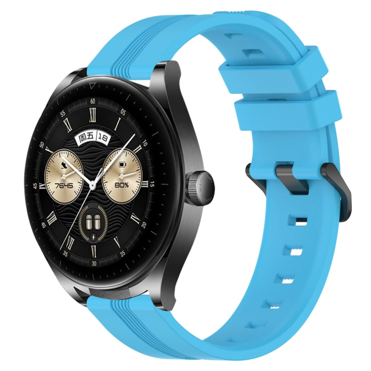22mm Concave Striped Slicone Watch Band, For Huawei Watch GT3 Pro 46mm, For Huawei Watch Buds, For Huawei Watch 3 Pro New, For Huawei Watch GT3 46mm