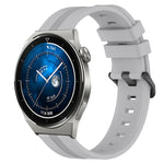 20mm Concave Striped Slicone Watch Band, For Huawei Watch GT3 Pro 43mm, For Huawei Watch GT3 42mm, For Huawei Watch GT2 42mm, For Huawei Watch 2