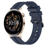 20mm Concave Striped Slicone Watch Band, For Huawei Watch GT3 Pro 43mm, For Huawei Watch GT3 42mm, For Huawei Watch GT2 42mm, For Huawei Watch 2