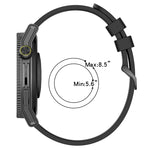 20mm Concave Striped Slicone Watch Band, For Honor Watch ES, For Honor MagicWatch2 42mm