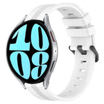 Dây đồng hồ silicone sọc lõm 20mm, dành cho Samsung Galaxy Watch 6 40mm, Samsung Galaxy Watch 6 Classic 43mm