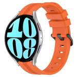Dây đồng hồ silicone sọc lõm 20mm, dành cho Samsung Galaxy Watch 6 40mm, Samsung Galaxy Watch 6 Classic 43mm