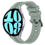 Dây đồng hồ silicone sọc lõm 20mm, dành cho Samsung Galaxy Watch 6 40mm, Samsung Galaxy Watch 6 Classic 43mm