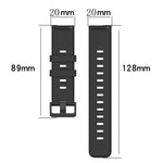 Dây đồng hồ silicone sọc lõm 20mm, dành cho Samsung Galaxy Watch 6 40mm, Samsung Galaxy Watch 6 Classic 43mm