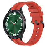 Dây đồng hồ silicone sọc lõm 20mm, dành cho Samsung Galaxy Watch 6 40mm, Samsung Galaxy Watch 6 Classic 43mm